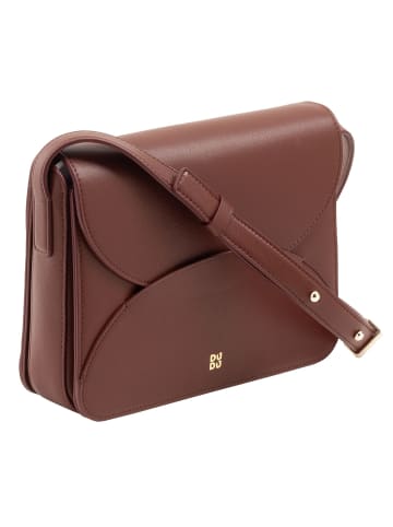 DuDu Cefalonia Umhängetasche Leder 21 cm in chocolate