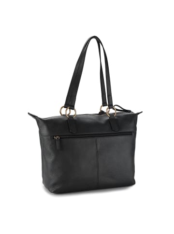 PICARD Calico Shopper Tasche Leder 39 cm in schwarz