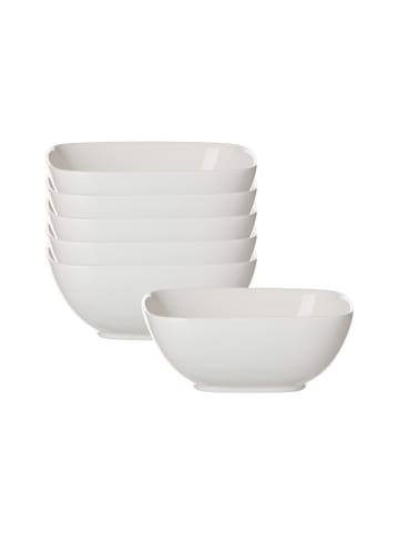 6er Set Beilagenschalen Arena in Weiß ø 14 cm