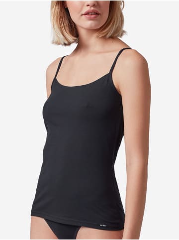 Skiny Spaghettitop Cotton Essentials in Black