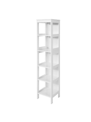 SoBuy Hochschrank in Reinweiß - (W) 30 x (H) 139 x (L) 30 cm