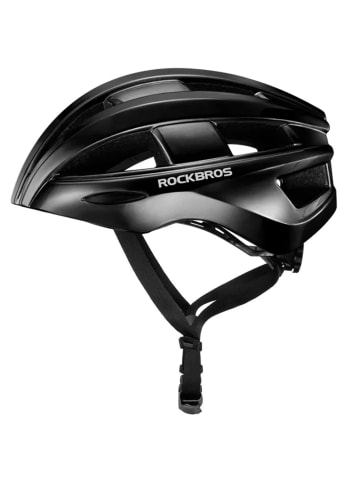 Rockbros Fahrradhelm in Schwarz 55-60 cm in Schwarz