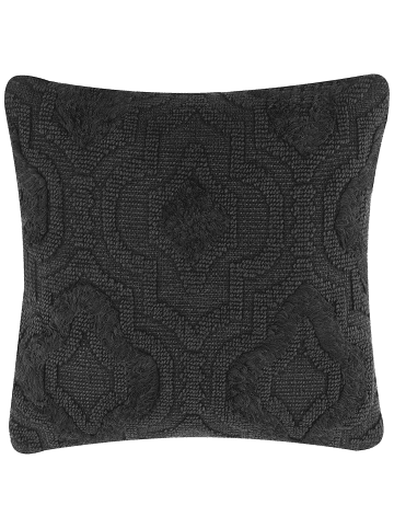 Beliani Dekokissen PAIKA in Grau - (W) 45 x (H) 10 x (L) 45 cm