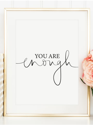 Tales by Jen Poster / Kunstdruck "You are enough" I Ohne Rahmen