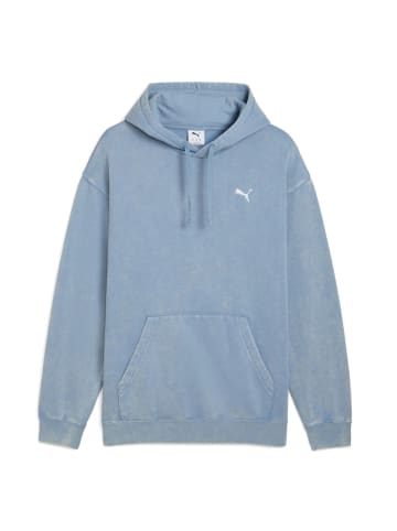 Puma Elevated Relaxed Wash mit Kägurutaschen in Blau