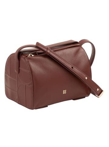 DuDu Up Umhängetasche Leder 19.5 cm in choccolate-lilac