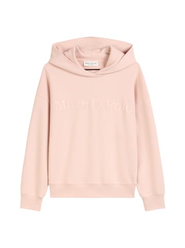 Marc O'Polo Logo-Kapuzensweatshirt relaxed in pastel rose