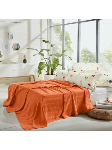 Erwin Müller Baumwolle Sommerdecke Trient in terra