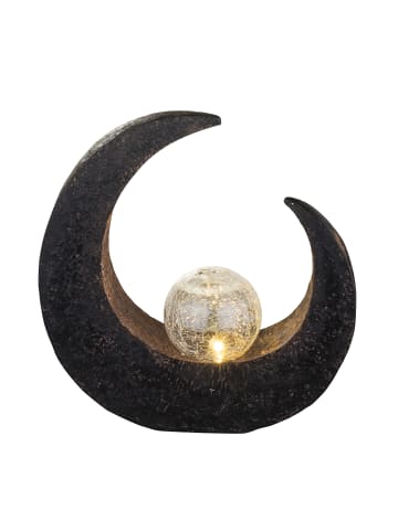 Globo lighting Solarleuchte "SOLARLEUCHTE KUNSTSTOFF BRAUN, 1XLED" in brown