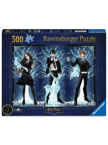 Ravensburger Puzzle 500 Teile 500 Teile - Harry Potter - Leuchtender Patronus Ab 12 Jahre in bunt