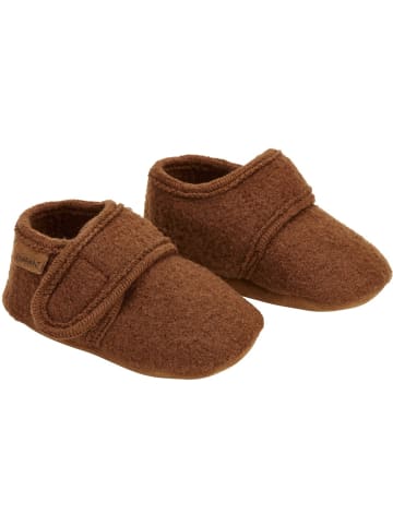 En Fant Kinder Slipper "Baby Wool slippers" in Braun