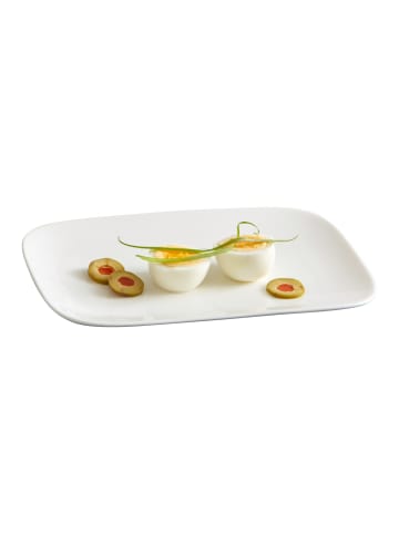 Ritzenhoff & Breker 3er Set Servierplatten Arena in Weiß 24 x 16 cm in weiß