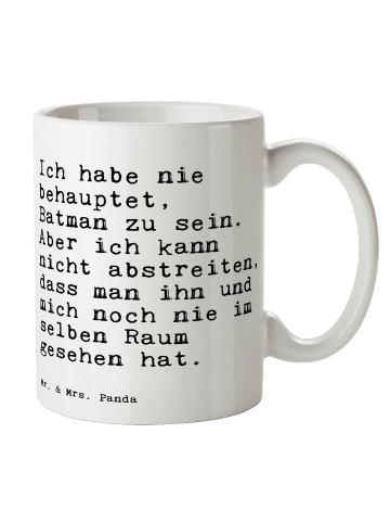 Mr. & Mrs. Panda Kaffeebecher Ich habe nie behauptet,... mit Spruch in Weiß