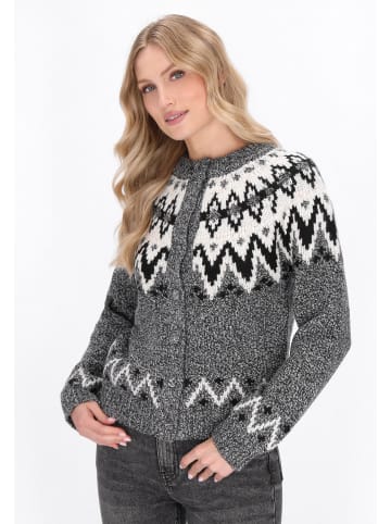 DreiMaster Women Cardigan in black multicolor