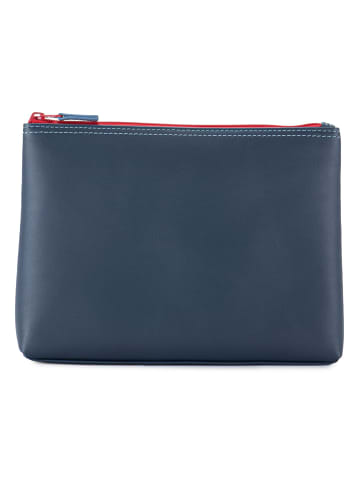 MYWALIT Kosmetiktasche Leder 21 cm in royal