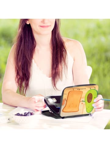 Mr. & Mrs. Panda Federmappe Avocado Toast Design ohne Spruch in Weiß