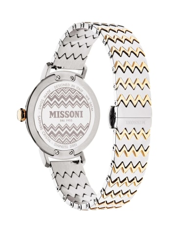 Missoni Analoguhr für Damen in silber