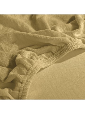 Erwin Müller Frottee Kinder-Spannbettlaken 2er-Pack Erding in hellgelb