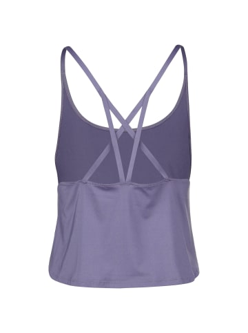 adidas Performance Trainingstop Yoga Crop in lila / weiß