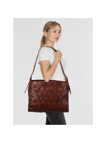 Desigual Argon Schultertasche 42 cm in brown