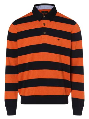 FYNCH-HATTON Pullover in orange marine