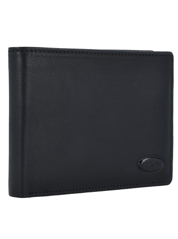 BRIC`s Monte Rosa Geldbörse RFID Leder 12,5 cm in schwarz