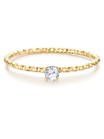 Eastside NY Ring aus Edelstahl mit Zirkonia in gelbgold