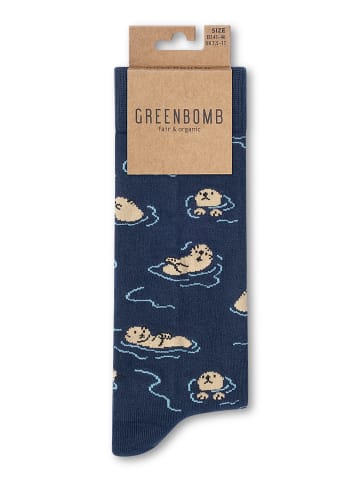 GreenBomb Socks Playing Otter in Mix