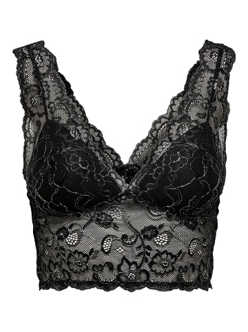 ONLY Bustier 'ONLCHLOE GLITTER' Schwarz