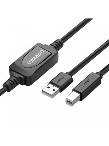 Ugreen Ugreen US122 USB-B-USB-A 2.0 Druckerkabel 15 m 480 Mbit/s – Schwarz in Schwarz