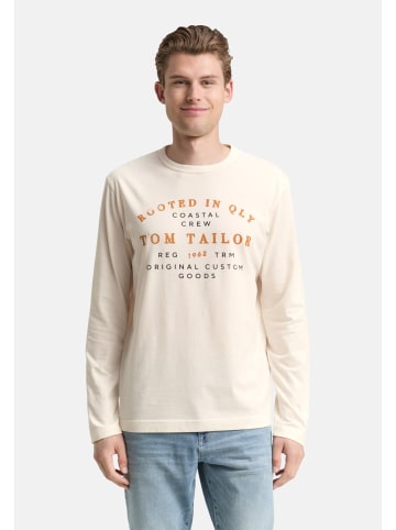 Tom Tailor Longsleeve in weiß