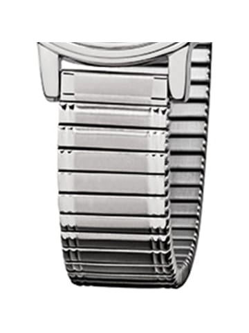 Regent Analog-Armbanduhr Regent Zugarmband silber extra groß (ca. 30x25mm)