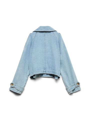 Vero Moda Trenchcoat in Light Blue Denim