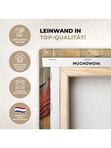 MuchoWow Leinwand bilder Herbstblätter (BxH)