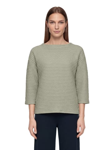 Betty Barclay Sweatshirt mit Stehkragen in Oil Green