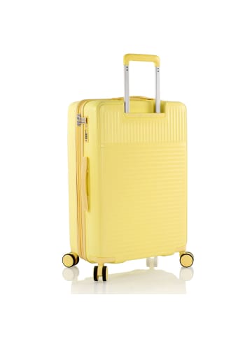 Heys Pastel 4 Rollen Trolley M 66 cm mit Dehnfalte in yellow