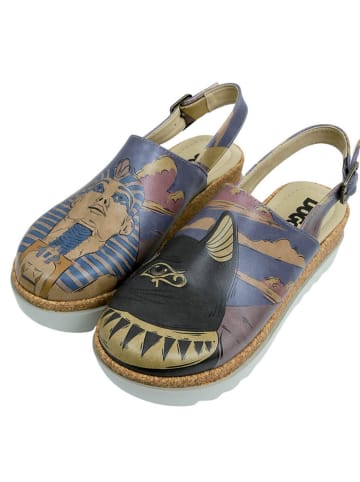 Dogo Akita Sandalen - Ancient Egypt 41 in Blau