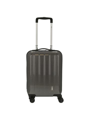 Check.In London 2.0 - 4-Rollen-Trolley 50 cm in carbon schwarz