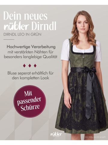 Nübler Midi Dirndl Leo in Grün