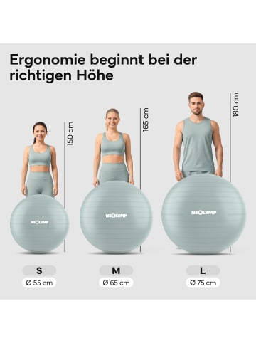 Neolymp Gymnastikball "GB210" S in Himmelblau Ø 55 cm