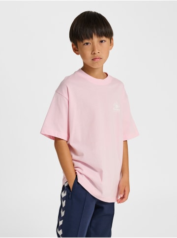 Hummel T-Shirt Hmljr Loose Kinder in PINK-A-BOO