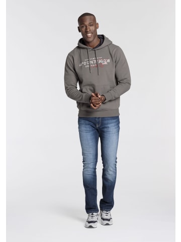 Delmao Kapuzensweatshirt in grau
