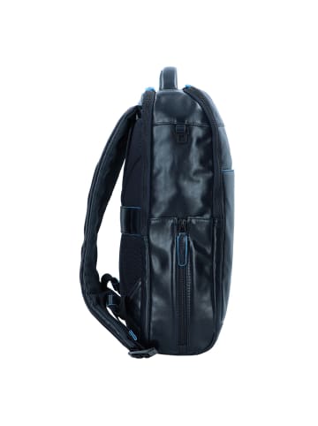 Piquadro B2 Rucksack Leder 41 cm Laptopfach in night blue