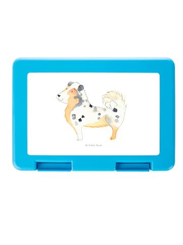 Mr. & Mrs. Panda Lunchbox Hund Australien Shepherd ohne Spruch in Weiß