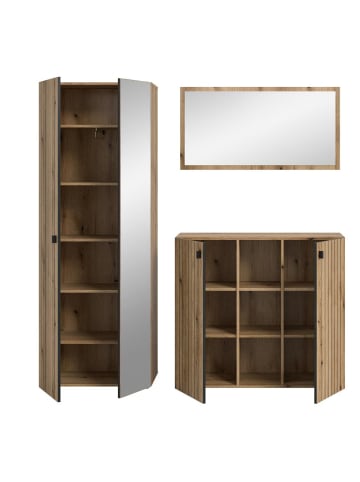 ebuy24 Garderobenmöbel Station Eiche 191 x 37 cm