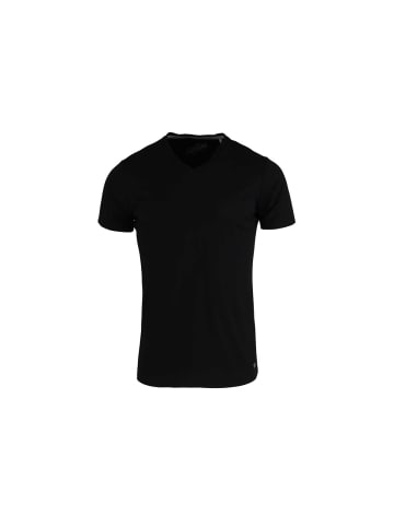 HATICO Rundhals T-Shirt in schwarz