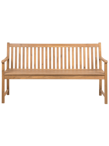 Beliani Gartenbank VIVARA in Braun - (W) 160 x (H) 88 x (L) 61 cm