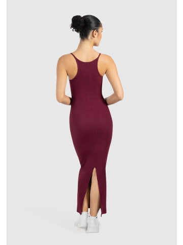 SMILODOX Maxi Dress Aveline in Bordeaux