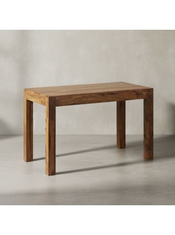 KADIMA DESIGN Esstisch Massivholz Sheesham, Handgefertigt, Holztisch, Küche in Braun