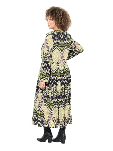 Ulla Popken Midikleid in schwarz